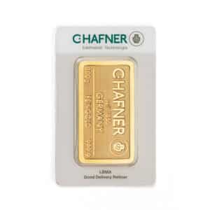 Goldbarren 100g - C. Hafner