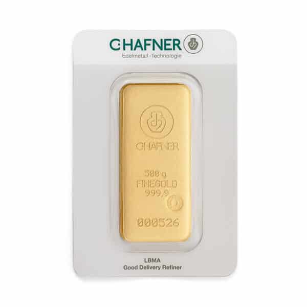 Goldbarren 500g - C. Hafner