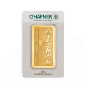 Goldbarren 50g - C. Hafner
