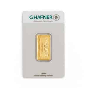 Goldbarren 5g - C. Hafner