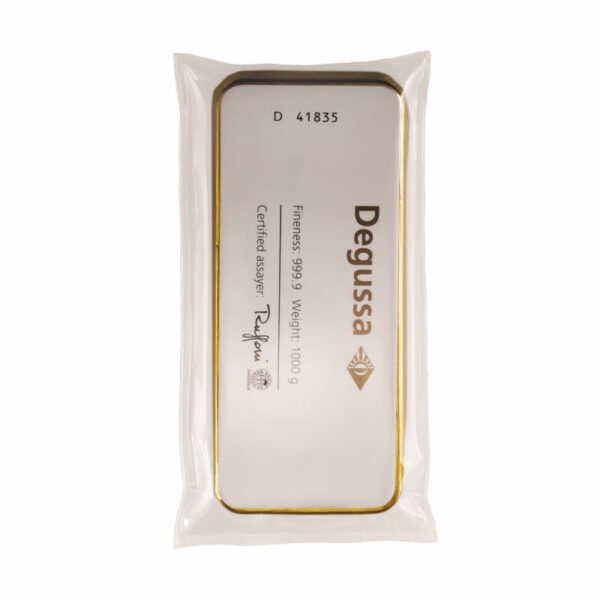 Goldbarren 1000g - Degussa – Bild 4