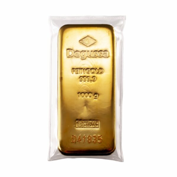 Goldbarren 1000g - Degussa – Bild 3