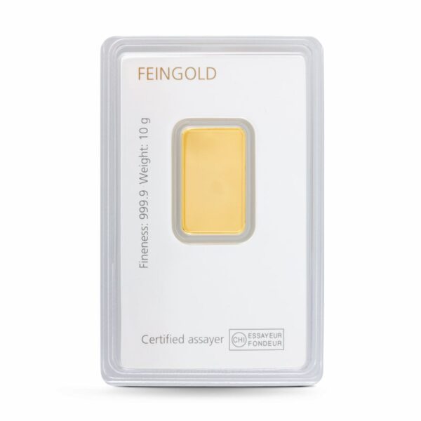 Goldbarren 10g - Degussa – Bild 2