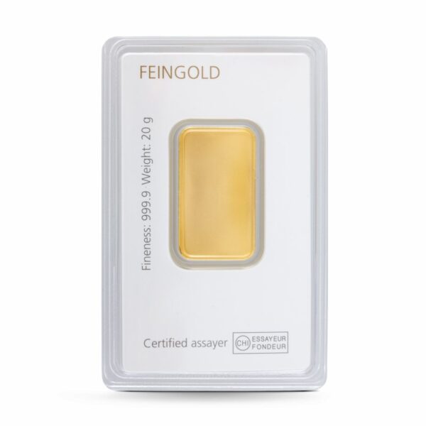 Goldbarren 20g - Degussa – Bild 2