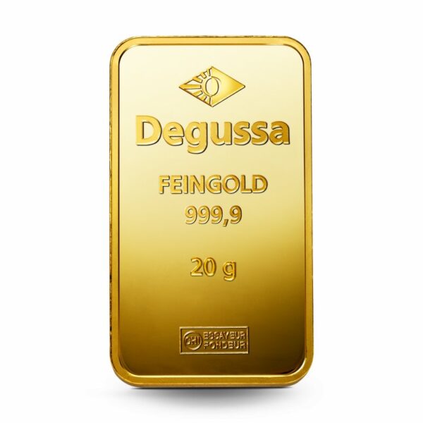 Goldbarren 20g - Degussa – Bild 3