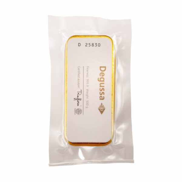 Goldbarren 500g - Degussa – Bild 3