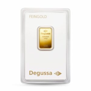 Goldbarren 5g - Degussa