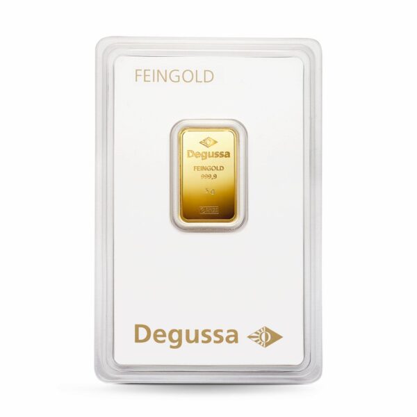 Goldbarren 5g - Degussa