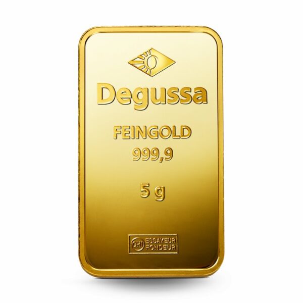 Goldbarren 5g - Degussa – Bild 4
