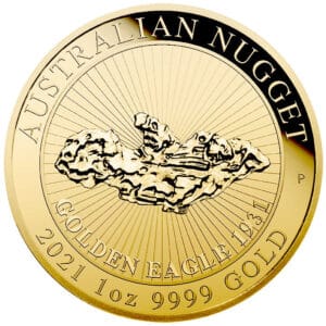 Gold Australian Nugget 1oz (verschiedene Jahrgänge)