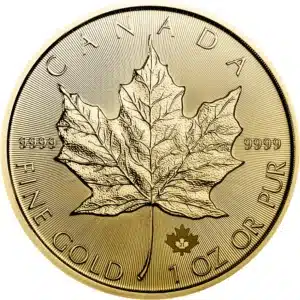 1 oz Gold Maple Leaf Kanada - verschiedene Jahrgänge