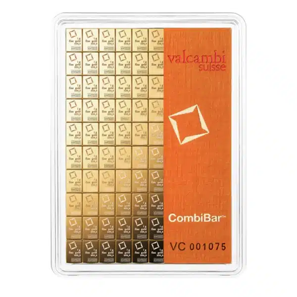 Gold CombiBar 100 x 1g - Valcambi