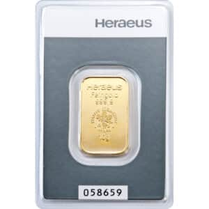 Goldbarren 10g - Heraeus