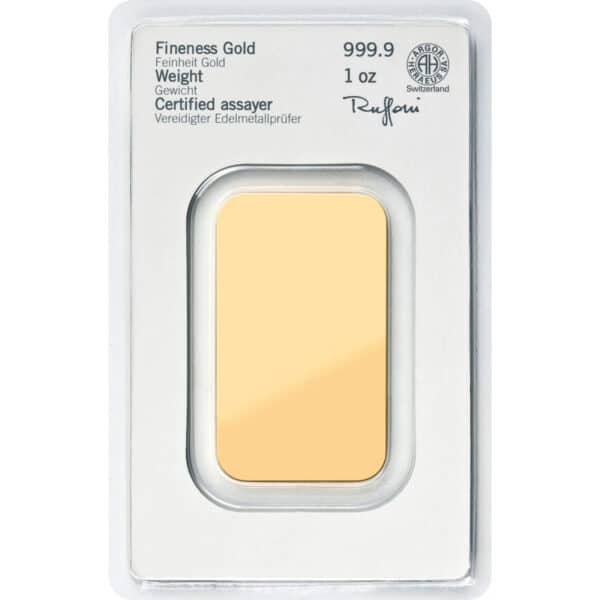 Goldbarren 1oz - Heraeus – Bild 2