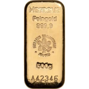 Goldbarren 500g - Heraeus