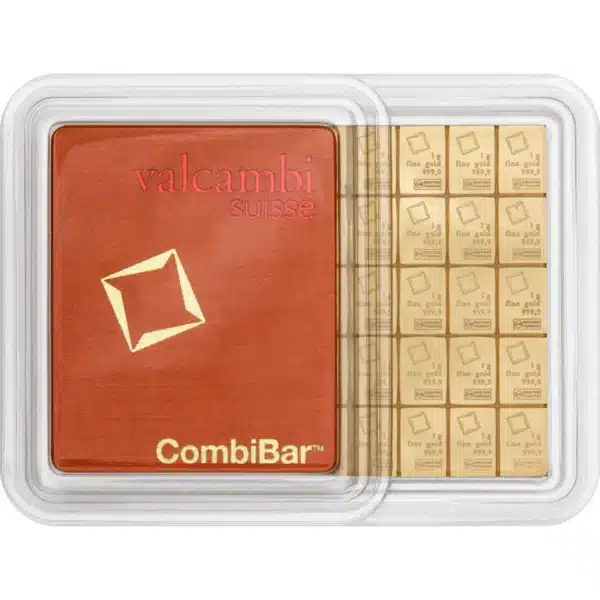 Gold CombiBar 50 x 1g - Valcambi – Bild 3