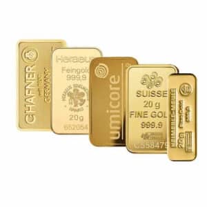 Goldbarren 20g - Diverse Goldbarren